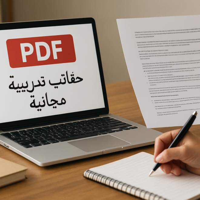 حقائب تدريبية مجانية pdf