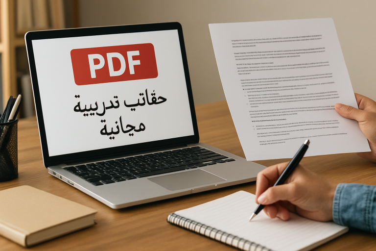 حقائب تدريبية مجانية pdf