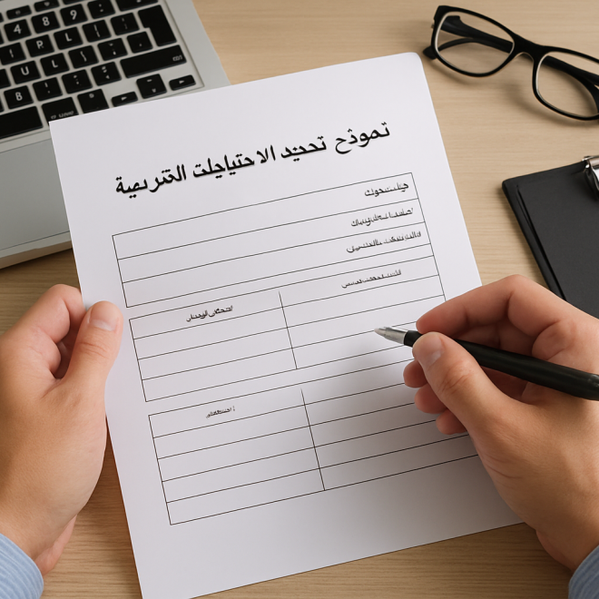 نموذج تحديد الاحتياجات التدريبية pdf